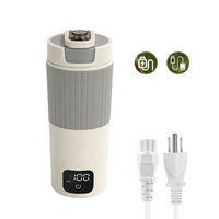 Hervidor de Agua Eléctrico Inteligente, Taza Eléctrica Portátil, Botella para Bebidas al Aire Libre con Pantalla LCD de Temperatura para Viajes