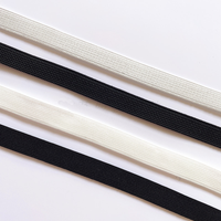 Vente en gros de bande antidérapante en nylon de 1 cm, en polyester, avec silicone élastique, ceinture personnalisée, bande haute pour soutien-gorge, bretelle d'épaule