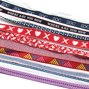 Wj001 tùy chỉnh Jacquard Nylon dệt kim <span class=keywords><strong>Webbing</strong></span> Giao hàng nhanh nhà máy bán buôn - Product Image 3