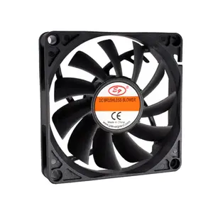 Precio de fábrica barato OEM ODM personalizado 8015 12V 24V pequeño dc sin escobillas computadora CPU ventilador de refrigeración 5V (ED8015S(B)12H) Mini powerf