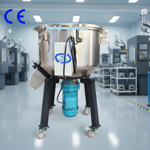 Mélangeur vertical de plastique de 100 kg, mélangeur de granulés de résine, équipement de mélange de plastique industriel, haute capacité, homologué CE - Product Image 2