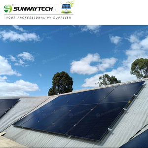 แผงกระจกพีวีซี440W 450W แบบสองด้านพร้อมสีดำเต็มตัวสินค้ายุโรป Sunway - Product Image 6