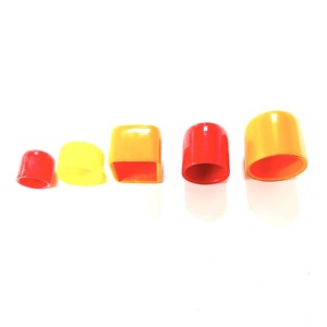 Manchon en plastique PVC, gaine isolante en caoutchouc souple colorée, capuchon en caoutchouc souple anti-poussière, embout de protection, protection en plastique - Product Image 1