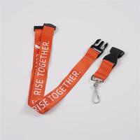 CH Wholesale Sublimation Printing Polyester Lanyards With Logo Custom Certification Keychain OEM ODM ECO Promotion Event Gifts