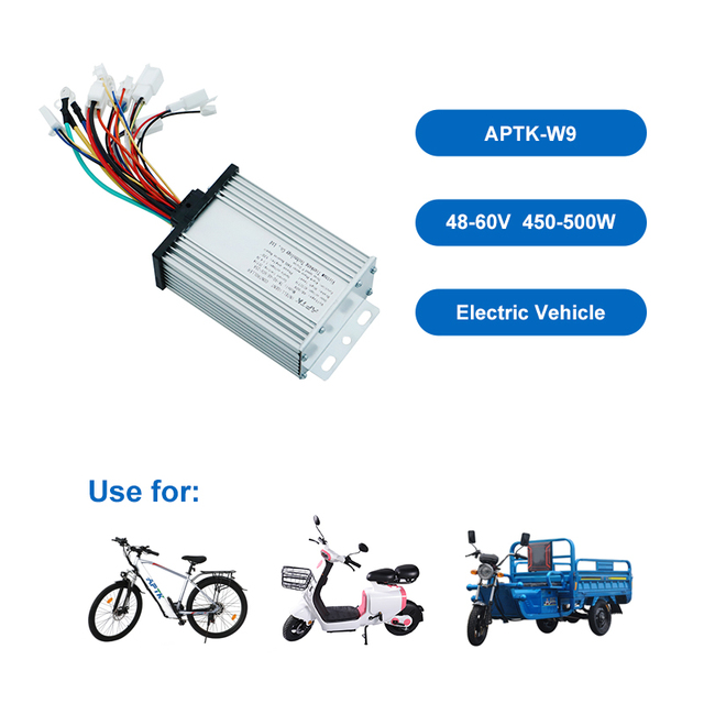 High Grade 48V 60V Brushless DC Motor Controller 450W 500W Sine Wave Controller LCD Display for Electric Scooter 3000W Aluminum