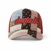Casquette de baseball snapback 5 panneaux Fdesign, couleurs tendance assorties, avec logo brodé personnalisé, vente en gros, faible MOQ, style Dad Hat