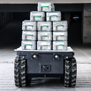 TinS-12E 600kg di carico utile di pattuglia di ispezione Robot elettrico telaio per tutti i terreni di salvataggio antincendio veicolo Robot cingolato in gomma - Product Image 1