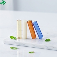 Embouts filtrants en verre résistant à la chaleur avec brosse de nettoyage pour papier à rouler sec