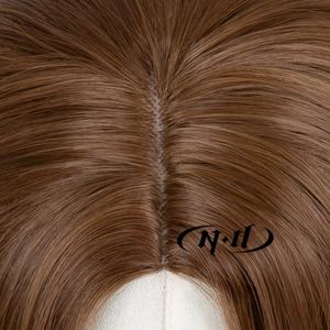 วิกผมคอสเพลย์นักจิตวิทยา ND สีน้ำตาลอ่อน ความหนาแน่น 130% รุ่น ID V คอสเพลย์ <span class=keywords><strong>Ada</strong></span> Mesmer สำหรับงานคอมมิคคอน คอสเพลย์ งานปาร์ตี้ธีม ทนความร้อน - Product Image 6