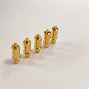 Conector Pogopin de doble cabezal con resorte, alta conductividad, compatible con RoHS, para auriculares Bluetooth - Product Image 1