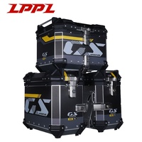 Nouvel Arrivage : Kit de Bagages Multi-Capacités au Design Unique, Boîte Arrière pour Moto pour les Trajets Quotidiens et les Courts Voyages