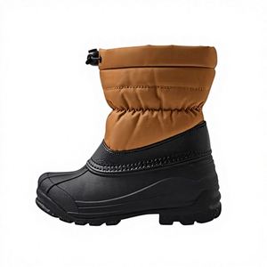 Nouvelles bottes de neige mi-mollet pour hommes, style Y2K, en fausse fourrure de renard et de raton laveur, pour l'hiver, transfrontalières Europe-Amérique, Libi, chaudes et durables - Product Image 1