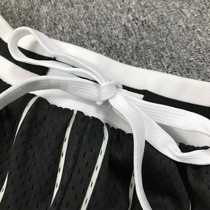 Vietnam Factory Custom Basketball Sports <b>Shorts</b> Mesh Classic Streetwear Striped <b>Black</b> <b>Men</b> Basketball <b>Shorts</b> - Product Image 5