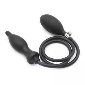 Soft Black Pump up Air-<strong>filled</strong> Inflatable <strong>Anal</strong> Plug Dildo Butt Plug <strong>Anal</strong> Dilator Anus Massager <strong>Anal</strong> Plug Pump - Product Image 3