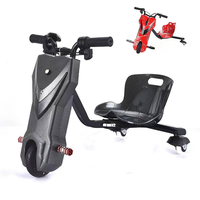 MTBGO YENİ Power Rider 360 Derece Dönüşlü Elektrikli Üç Tekerlekli Scooter Çocuk Bisikleti Binilebilir Scooter