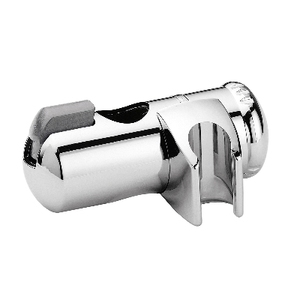 Support coulissant en ABS chromé pour tringle de rideau de douche de 25 mm, longueur 12,5 cm - Product Image 1