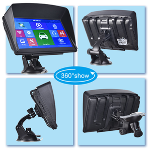 Navigatore GPS da 7 pollici Touch Screen capacitivo 256MB 16GB ultima mappa europa ad alta definizione GPS <span class=keywords><strong>PND</strong></span> gratis 3D mappe parasole - Product Image 5