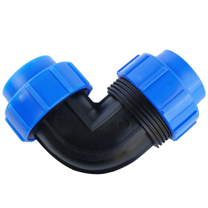 Raccords coudés rapides multi-diamètres DaringFish PP, flexibles et verrouillables, pour tuyaux d'irrigation goutte à goutte des terres agricoles - Product Image 1