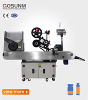Gosunm 2025 Machine d'étiquetage de bouteilles rondes horizontales de vente chaude pour tubes de solution saline normale et mini bouteilles de toner