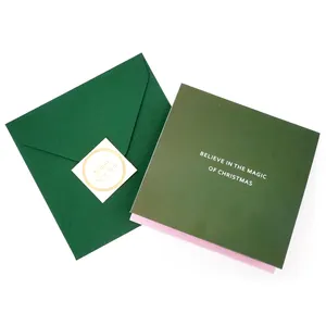 Custom Gift Paper Envelope Packaging Money Gift Envelopes Recycled Custom UV Printed Luxury envelope