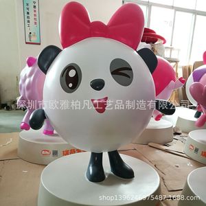 Figura de Resina de Dibujos Animados, Escultura para Montar en el Suelo, Decoración Navideña Artística, Diseño Contemporáneo, Hecho a Mano, Pieza Única - Product Image 2