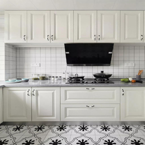 Armoires de cuisine All Wood RTA 10X10 en blanc élégant