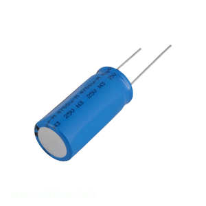 Distribuidor Autorizado de Condensadores CAP ALUM 4700UF 20% 25V RADIAL 4700 uF de Montaje a Través de Orificio MAL225056472E3 - Product Image 1
