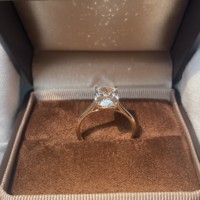 Bague de bijouterie fantaisie sur mesure, diamant de laboratoire et synthétique, taille coussin, pureté D E F VVS1 VS, or 18k 14k