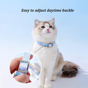 面白い通気性の白い天使の翼犬猫チェーンハーネスナイロンぬいぐるみ小型犬猫リーシュベストとハーネスウォーキング用 - Product Image 5