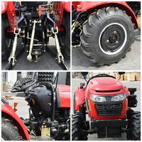 Tracteur à quatre roues petit et économique en promotion, avec outils agricoles, mini-tracteur 4x4, tracteur cultivateur à quatre roues motrices