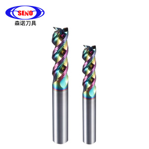 Fraises à bout plat revêtues de diamant à finition lisse et résistante à l'usure Fraises en carbure <span class=keywords><strong>Fraise</strong></span> CNC pour <span class=keywords><strong>aluminium</strong></span> - Product Image 3