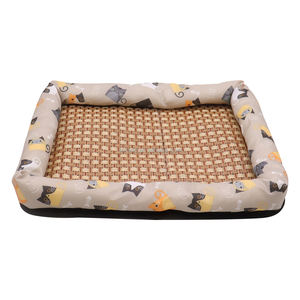 Alfombra Refrescante de Bambú Antideslizante para Verano, Camas para Mascotas, Alfombra Cuadrada con Patrón Sólido para Perros, Gatos y Animales Pequeños - Product Image 6