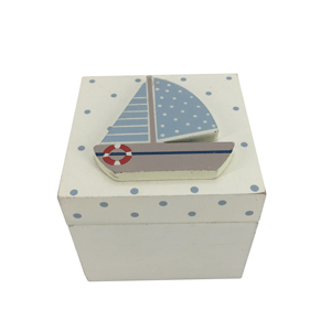 Tùy Chỉnh Bãi Biển Biển Thiết Kế Nhà Trang Trí Gỗ Thủ Công Mỹ Nghệ Bé Răng Quà Tặng Mini Hộp Hộp Gỗ Với Nắp - Product Image 3