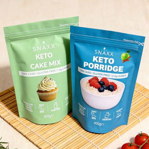 ถุงบรรจุภัณฑ์อาหารสัตว์เลี้ยงแบบกันกลิ่น พิมพ์ลายได้ตามต้องการ สำหรับอาหารสัตว์ เค้ก ผงผสม  แบบซิปล็อค ปิดผนึกได้ ตั้งได้ ผลิตจากอลูมิเนียมฟอยล์และไมลาร์ - Product Image 4