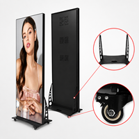 Afficheur LED numérique d'intérieur P1.8 P2 P2.5 P3, écran LED publicitaire WiFi, panneau sur pied