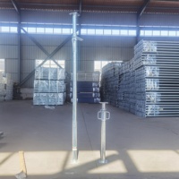 Sistema de Soporte de Acero Galvanizado Ajustable de Alta Resistencia para Uso Industrial, Construcción y Encofrados