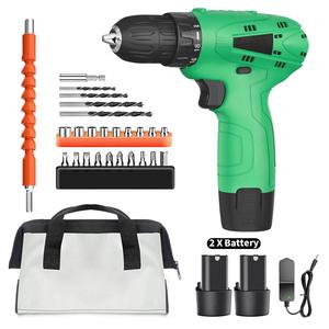 12V <b>Brush</b> Motor Cordless Drill Screwdriver Keyless Chuck 20mm Drilling 24NM Torque Battery <b>Power</b> OEM Single Speed CD-12A-2 Cordl - Product Image 1