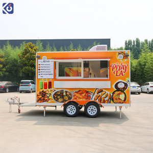 CAMPTRL Rimorchio per Hot Dog Completamente Attrezzato, Food Truck per Caffè, Rimorchio per Catering, Piccola Cucina Mobile Quadrata - Product Image 3