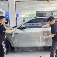 Protection personnalisée en TPU PPF invisible, anti-rayures, 95% anti-UV, 90% anti-IR, épaisseur 157µm pour carrosserie de véhicules professionnels 5 places