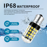 Ampoules LED 1156 BA15S P21W BAU15S PY21W 7440 W21W P21/5W 1157 BAY15D 7443 3157 54smd CanBus, feux de recul, clignotants