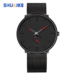 Montre à quartz pour homme de luxe, tendance 2023, acier inoxydable, cadran en cristal, bracelet de 18 mm, résistance à l'eau 3 BAR, moniteur de fréquence cardiaque - Product Image 6