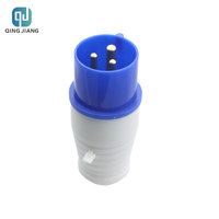 Connecteur industriel étanche à 3/4/5 broches connecteur anti-déflagrant pour l'industrie aéronautique 16A/32A mâle femelle PC 3/4/5 broches pour l'alimentation