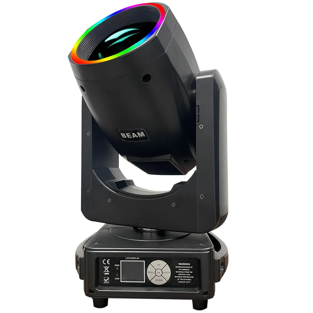 Venta caliente 10R Sharpy Stage Lighting Beam 295 Luz de cabeza móvil con Led RGB Circle Disco DJ Club Lamp