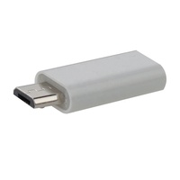 Carcasa de plástico tipo C adaptador de microcargador tipo C hembra a conector macho Micro USB Convertidor para adaptador de teléfono Xiaomi Android