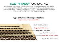 Feuilles de carton de papier recyclable ondulé brun personnalisables de haute qualité Impression offset Compatible Gift & Craft Chine