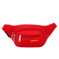 Sac banane unisexe multifonctionnel en tissu Oxford imperméable avec fermeture éclair, grande capacité, pour le sport et les activités professionnelles, idéal pour la course à pied