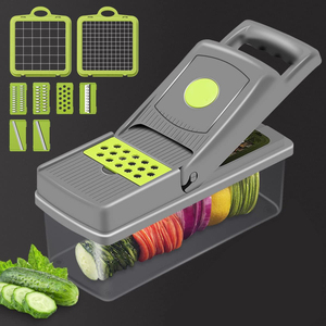 Multi-functional 14 in 1 Mandoline Slicer Veggie Fruit Potato <b>Cutter</b> Grater <b>Vegetable</b> <b>Cutter</b> Kitchen Tools & Gadgets Chopper - Product Image 1