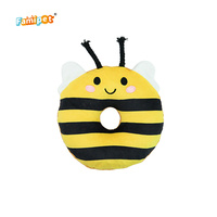 Nouveau jouet pour animaux Famipet : Donut à thème printanier, design animaux, mignon, doux, en peluche, avec son froissement et couineur, pour chiens