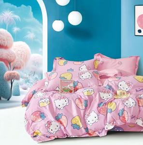 Bán Buôn 4-Trong-1 Chải Bông Bộ Đồ Giường Đặt Vua Kích Thước Duvet Cover Với Tấm Ga trải giường Pillowcase & Duvet Cover Cho Khách Sạn - Product Image 5