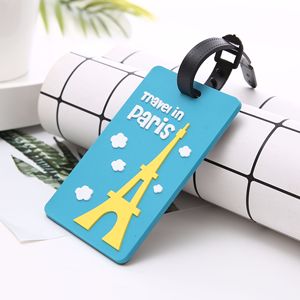 Étiquette de bagage promotionnelle en gros AI-MICH, souvenir personnalisé en caoutchouc souple PVC, étiquette de bagage de voyage avec logo personnalisé - Product Image 4